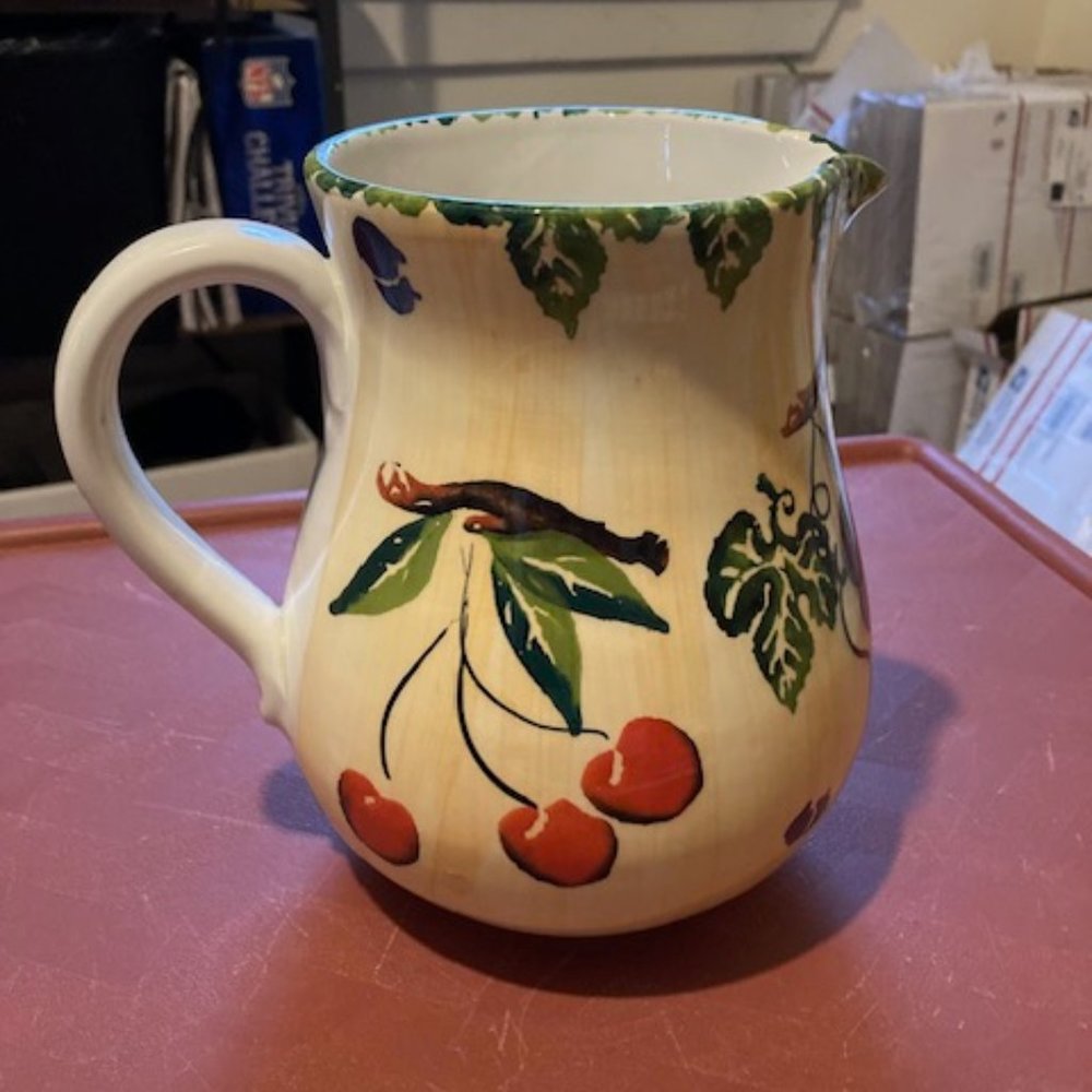 Dansk ceramic water pitcher